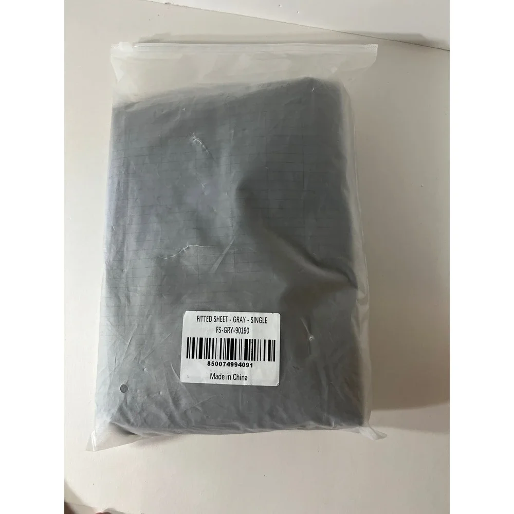 The Grounding Co Gray Single Fitted Sheet Earthing Conductive Single/Twin NEW